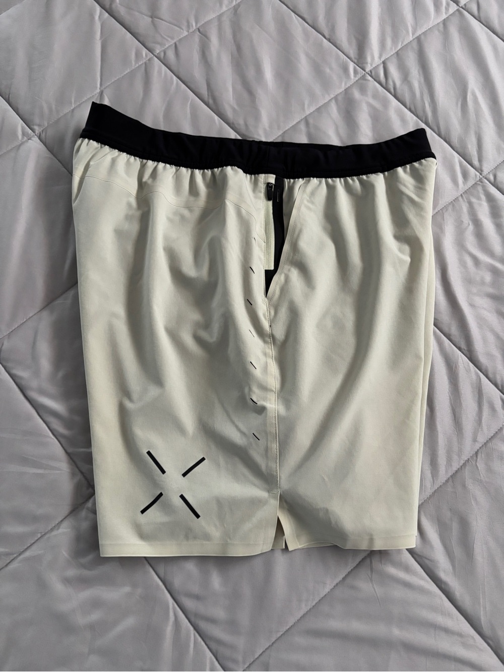 Ten Thousand 7” Interval Short Lined Cream Color - Picture 3 of 8